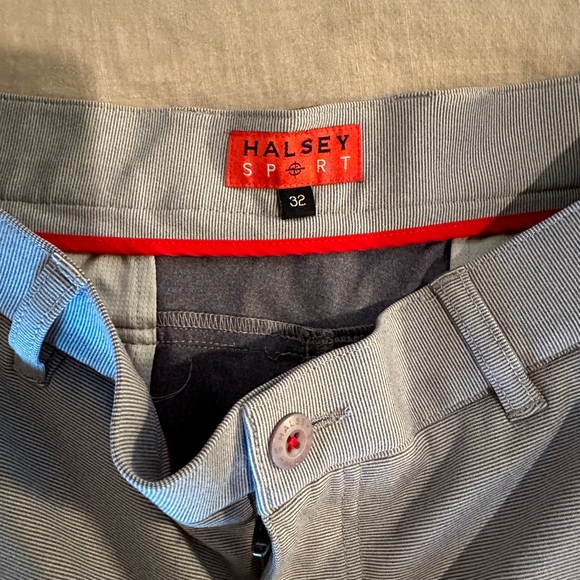 Halsey Blue stripe Golf Shorts. Size 32 - Picture 3 of 4